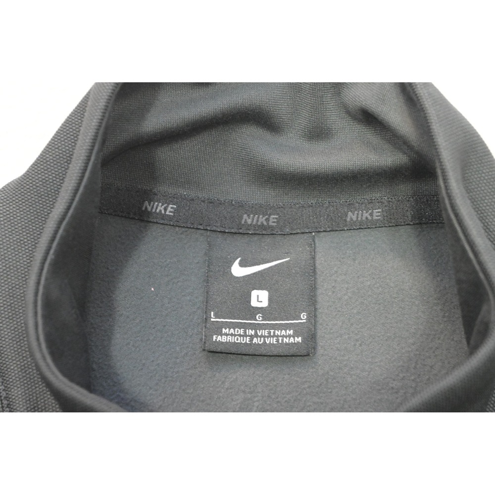 Nike Pullover Golf Jacket Mens Large Gray 1/4 Zip Long Sleeve Athletic Excellent - Picture 7 of 10